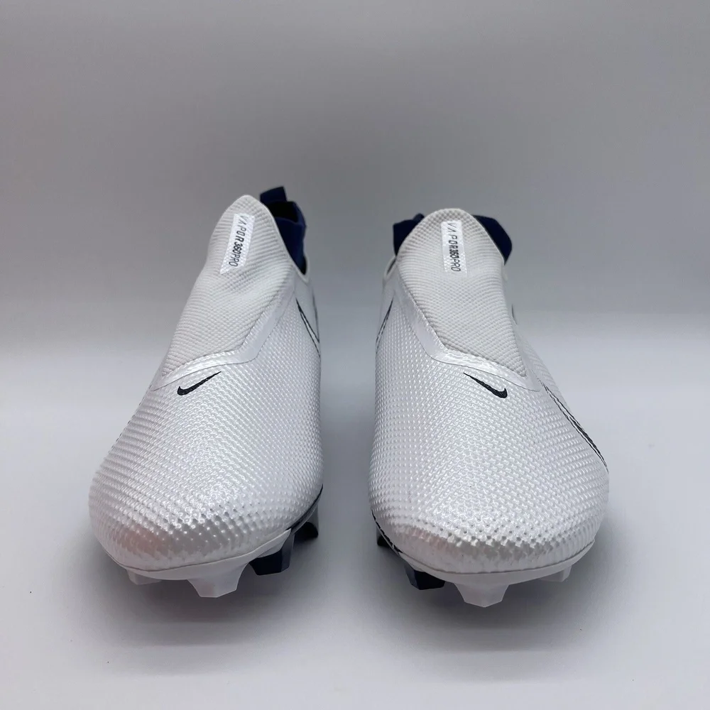 Nike Vapor Edge Pro 360 Mens Size 14 Football Cleats AO8277-106 White/Navy Shoes